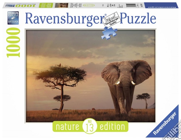Ravensburger 15159 - Puzzle 1000 Pz - Elefante Del Masai Mara puzzle di Ravensburger