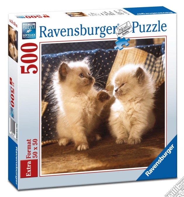 Ravensburger 15220 - Puzzle 500 Pz - Quadrati - Gatti Himalayani puzzle di Ravensburger