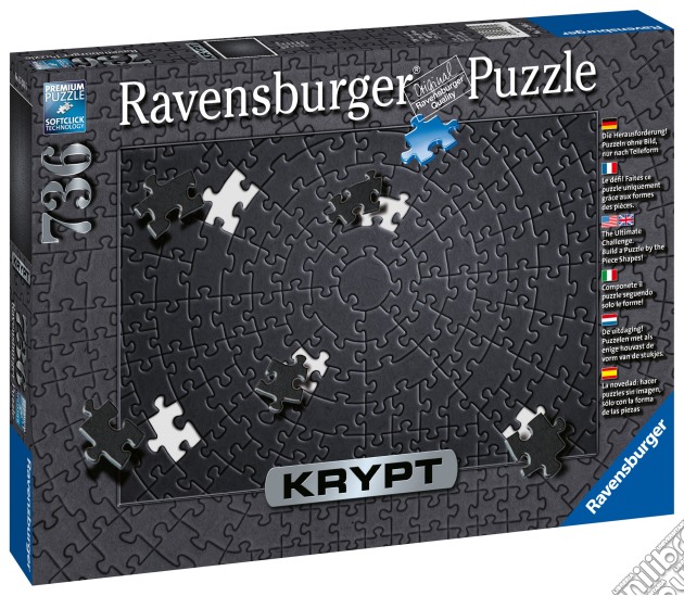 Ravensburger: 15260 - Puzzle Escape 736 Pz - Krypt Black puzzle di RAVENSBURGER