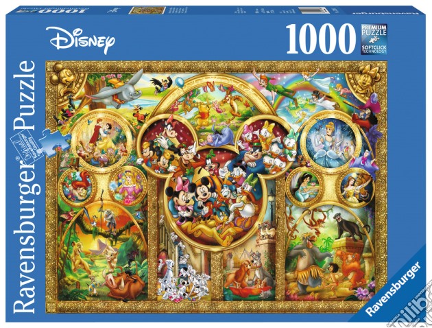 Ravensburger - Wd: Mooiste Disney Thema's1000P puzzle di RAVENSBURGER