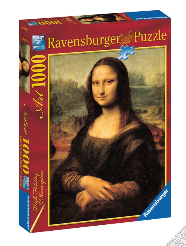 Ravensburger 15296 - Puzzle 1000 Pz - Arte - Leonardo - La Gioconda puzzle di Ravensburger