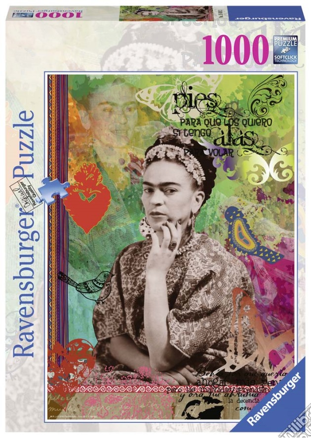 Ravensburger 15401 - Puzzle 1000 Pz - Fantasy - Frida Kahlo De Rivera puzzle di Ravensburger