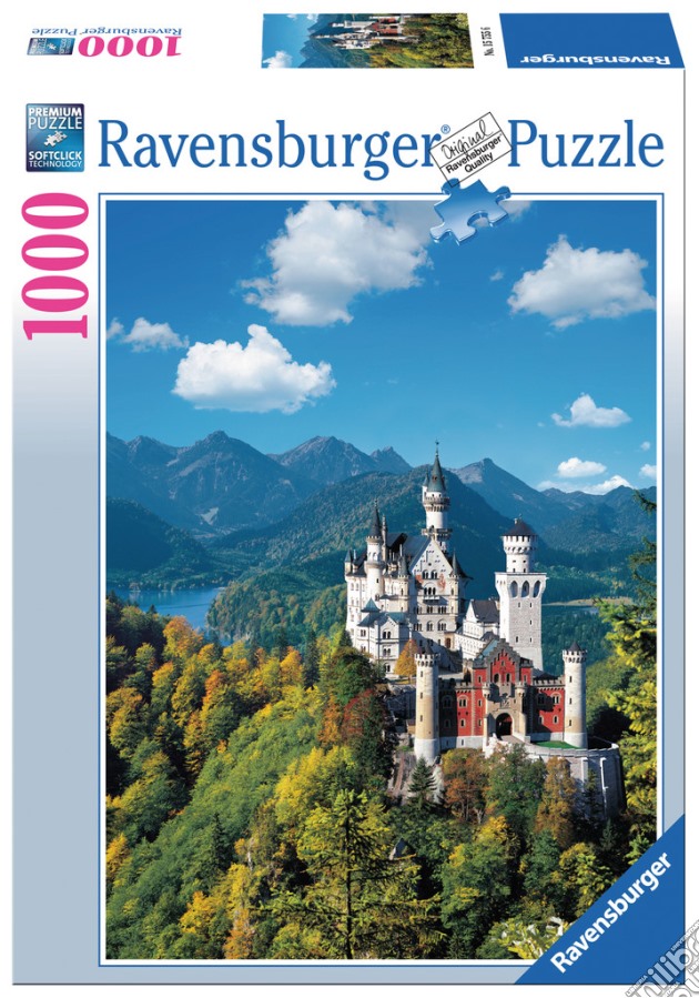 Ravensburger 15755 - Puzzle 1000 Pz - Foto E Paesaggi - Neuschwanstein In Autunno puzzle di Ravensburger