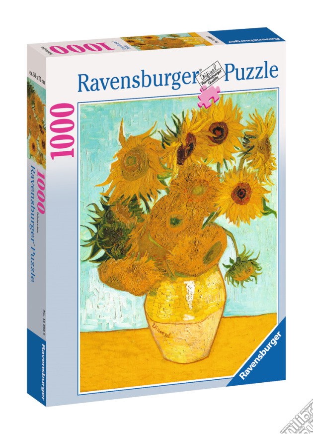 Ravensburger 15805 - Puzzle 1000 Pz - Arte - Van Gogh - Vaso Di Girasoli puzzle di Ravensburger