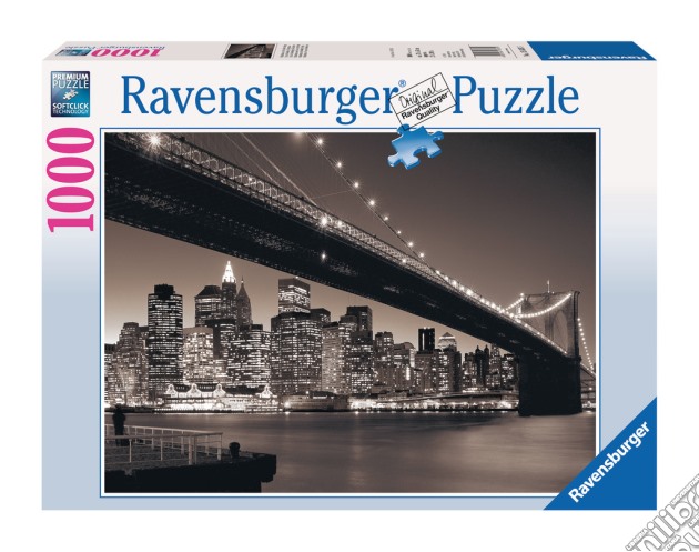 Puzzle 1000 pz - manhattan e il ponte brooklyn puzzle di RAVENSBURGER