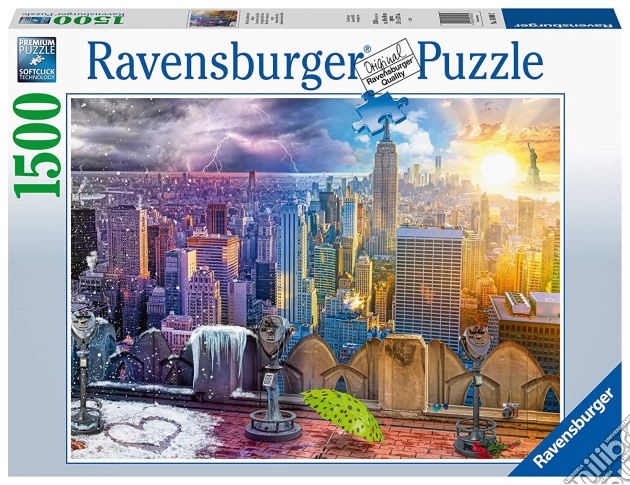 Ravensburger 16008 2 - Puzzle 1500 Pz - Le Stagioni Di New York puzzle