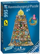 Ravensburger 16098 - Puzzle Silhouette Sagomato 1000 Pz - Colin Thompson - Vita Nel Faro giochi