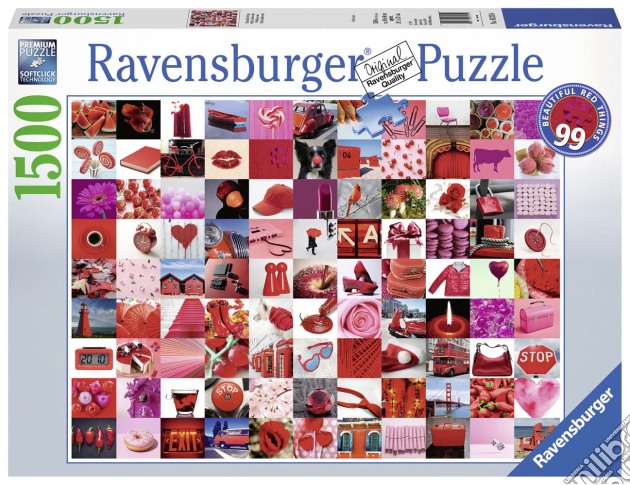 Ravensburger 16215 - Puzzle 1500 Pz - 99 Belle Cose Rosse puzzle di Ravensburger