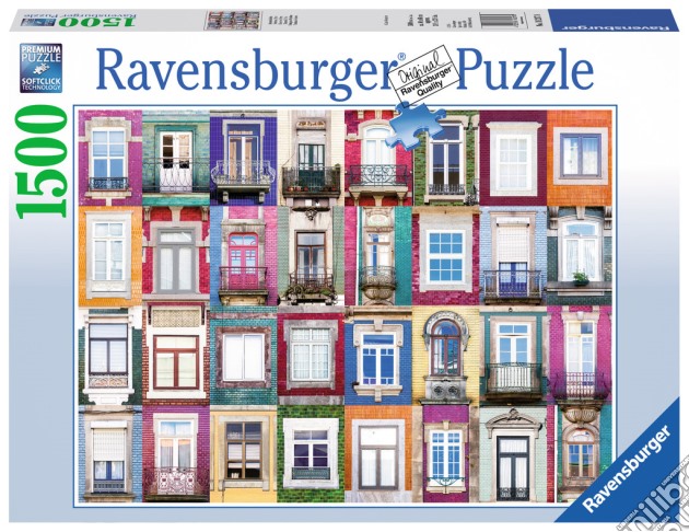 Ravensburger 16217 - Puzzle 1500 Pz - Finestre Portoghesi puzzle di Ravensburger