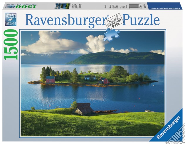 Puzzle 1500 Pz - Isola Norvegese puzzle di RAVENSBURGER