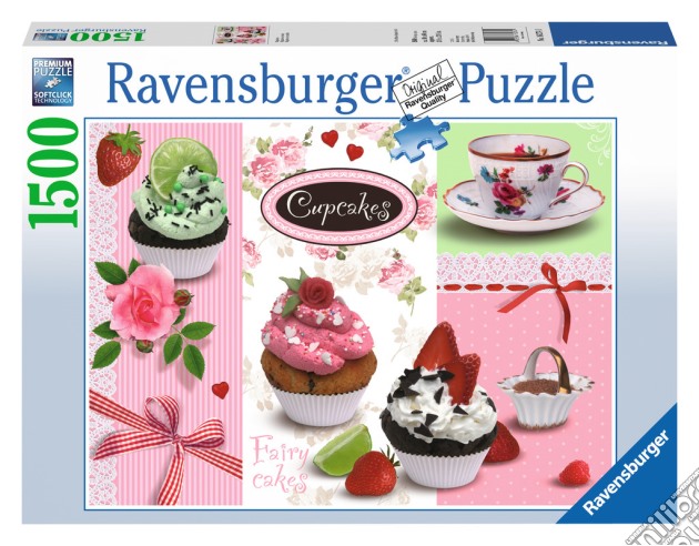 Puzzle 1500 pz - cupcakes puzzle di RAVENSBURGER