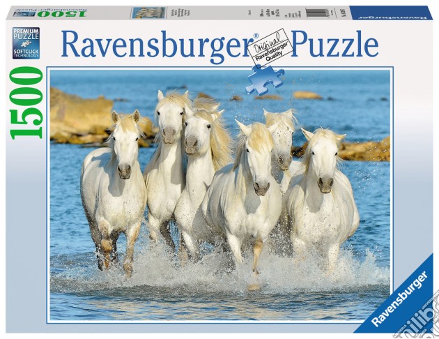 Ravensburger 16285 - Puzzle 1500 Pz - Galoppata Sul Bagnasciuga puzzle di Ravensburger