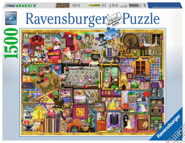 Ravensburger 16312 - Puzzle 1500 Pz - Colin Thompson - Scaffale Da Bricolage puzzle di Ravensburger