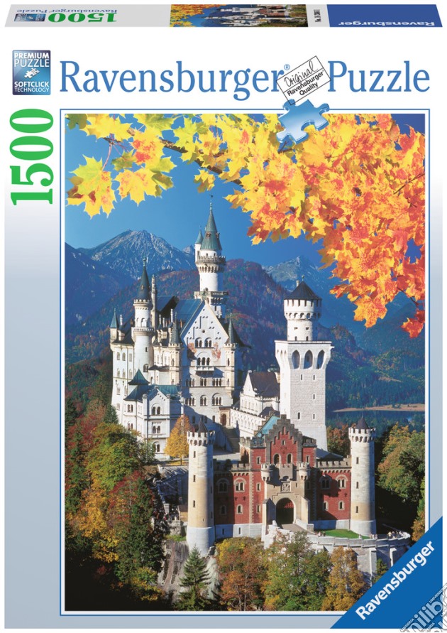 Puzzle 1500 pz - neuschwanstein in autunno puzzle di RAVENSBURGER