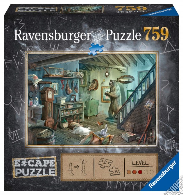 Ravensburger 16435 6 - Puzzle Escape 759 Pz - La Cantina Degli Orrori puzzle
