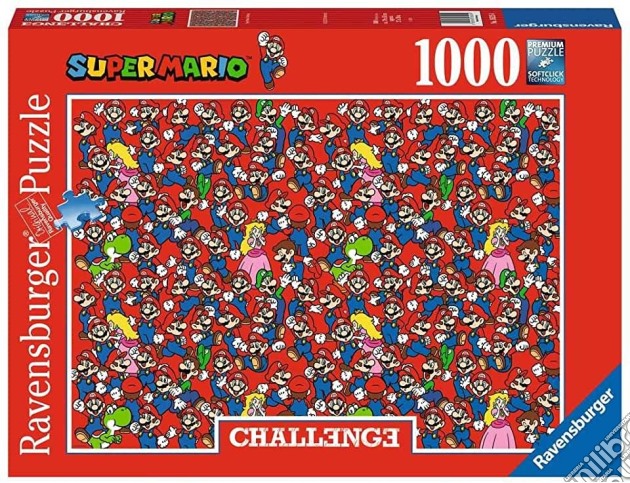 Ravensburger 16525 4 - Puzzle 1000 Pz - Fantasy - Challenge Super Mario puzzle