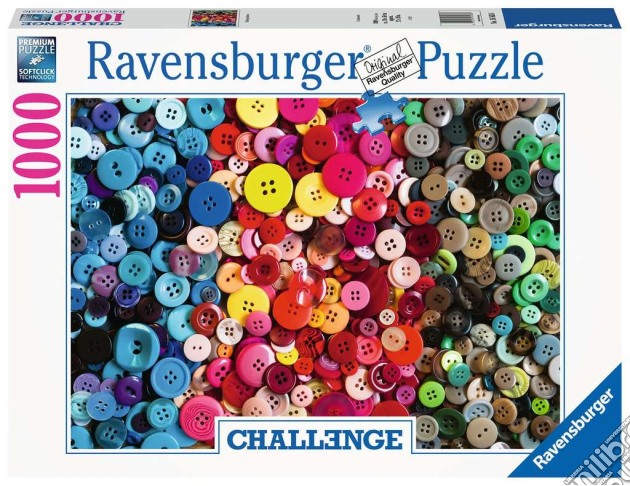 Ravensburger: 16563 - Puzzle 1000 Pz - Buttons Challenge gioco di Ravensburger