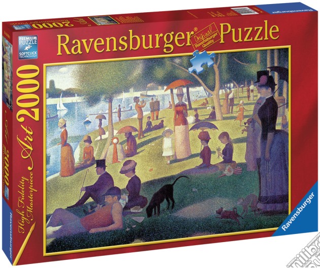 Ravensburger 16616 - Puzzle 2000 Pz - Seurat - Una Domenica Pomeriggio Sull'Isola Della Grande Jatte puzzle di Ravensburger