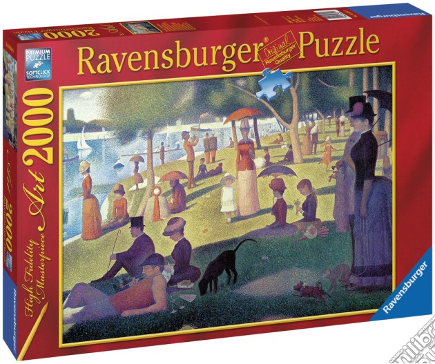 Ravensburger 16616 - Puzzle 2000 Pz - Seurat - Una Domenica Pomeriggio  Sull'Isola Della Grande Jatte 2000 pezzi - Puzzle - UNILIBRO - Ravensburger  - Puzzle 2000 pz 