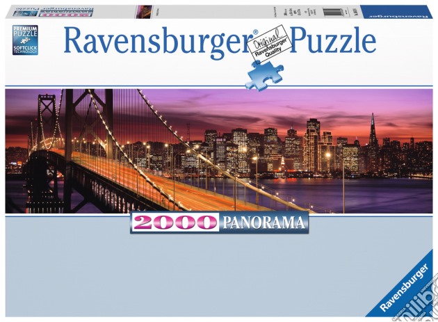 Puzzle 2000 Pz Panorama - Skyline Di San Francisco puzzle di RAVENSBURGER