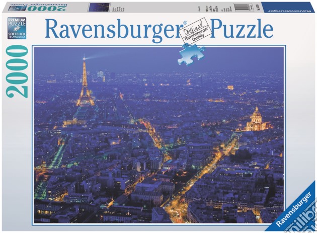 Puzzle 2000 pz - parigi in notturna puzzle di RAVENSBURGER