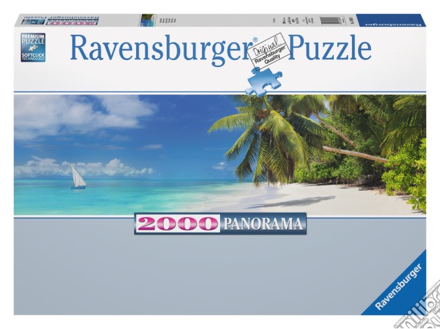 Puzzle 2000 pz - spiaggia tropicale - panorama puzzle di RAVENSBURGER
