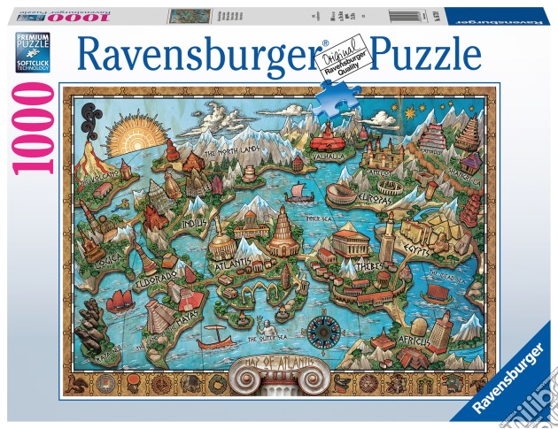 Ravensburger: 16728 - Puzzle 1000 Pz - Il Mistero Di Atlantide puzzle