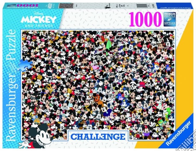 Ravensburger: 16744 - Puzzle 1000 Pz - Challenge Mickey puzzle