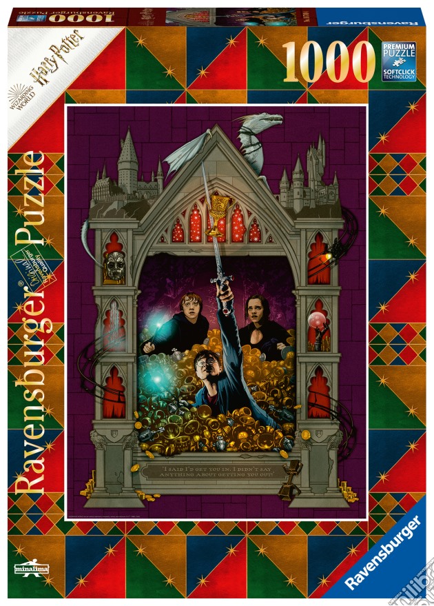 Ravensburger: 16749 - Puzzle 1000 Pz - Harry Potter H Book Edition puzzle