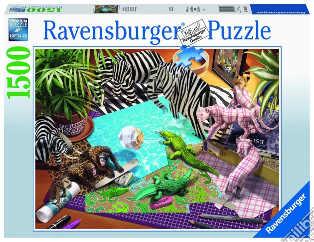 Ravensburger: 16822 - Puzzle 1500 Pz - Avventure Di Origami puzzle