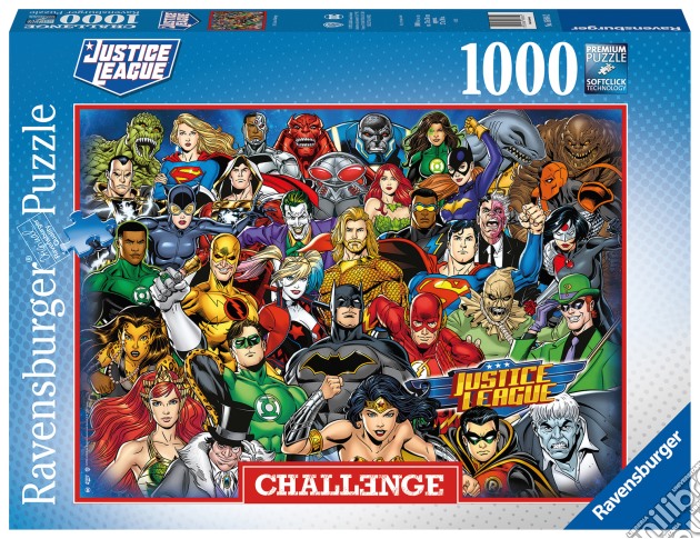 Dc Comics: Ravensburger - Puzzle 1000 Pz - Dc Comics Challenge puzzle