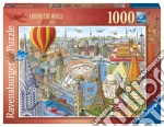 Ravensburger: Puzzle 1000 Pz - Giro Del Mondo In 80 Giorni