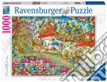 Ravensburger: Puzzle 1000 Pz - Case Di Fiori E Funghi