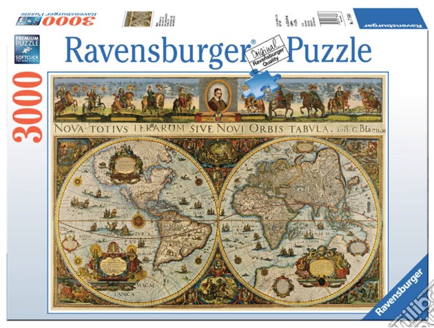 Ravensburger 17054 - Puzzle 3000 Pz - Mappamondo 1665 3000 pezzi - Puzzle -  UNILIBRO - Ravensburger - Puzzle 3000 pz 