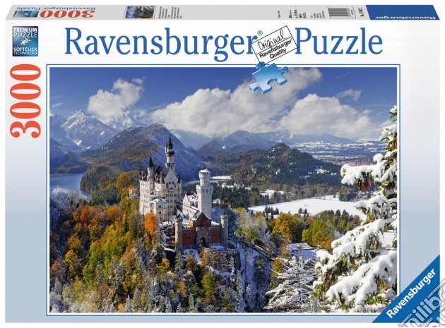 Ravensburger 17062 - Puzzle 3000 Pz - Castello Di Neuschwanstein In Inverno puzzle di Ravensburger