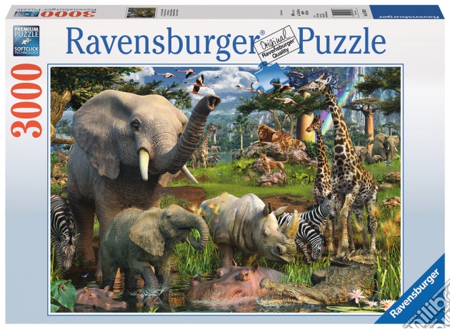 Ravensburger 17070 - Puzzle 3000 Pz - Animali Allo Stagno puzzle