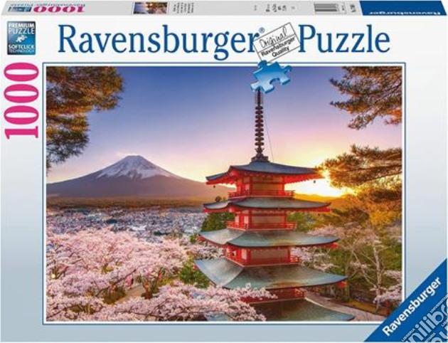Ravensburger: Ciliegi In Fiore E Monte Fuji  1000pz gioco di Ravensburger