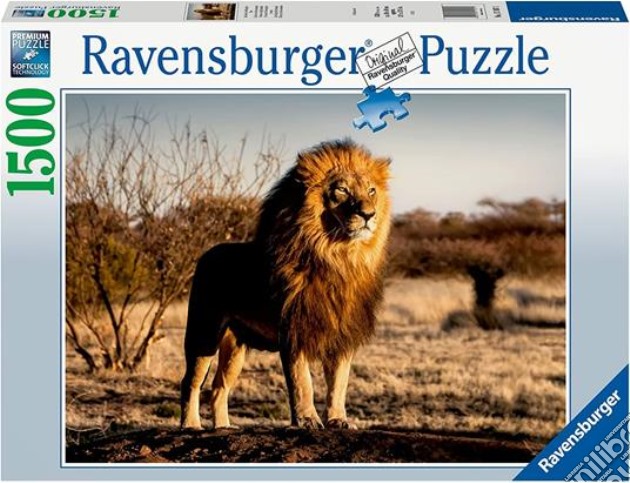 Ravensburger: Il Leone, Re Degli Animali  1500pz gioco di Ravensburger