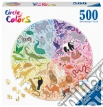 Ravensburger: Puzzle 500 Pz Round - Animali