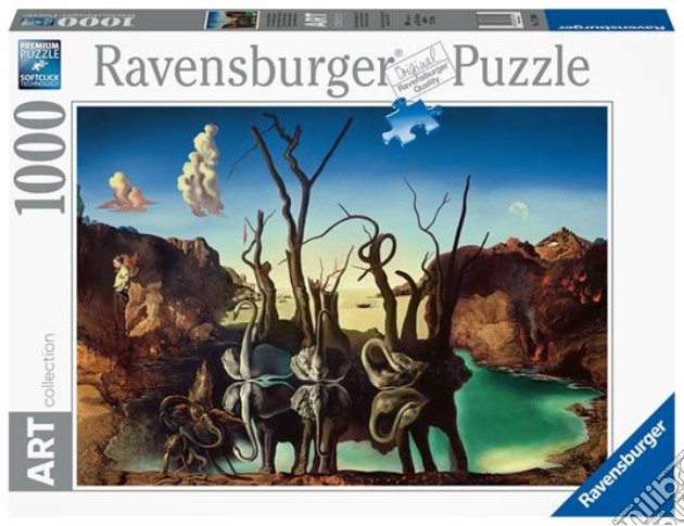 Ravensburger: Puzzle 1000 Pz - Dali' - Swans Reflecting Elephants gioco