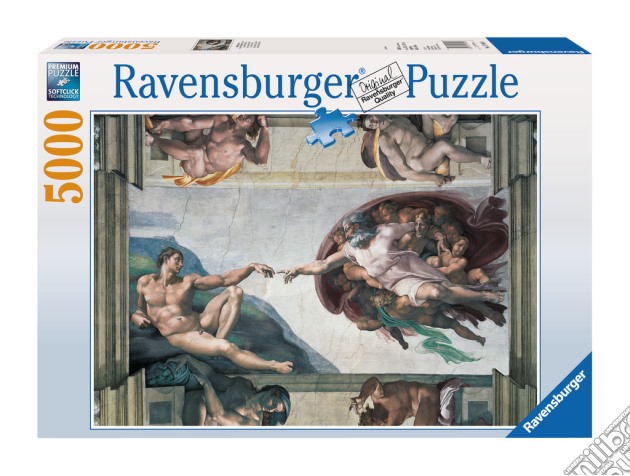 Ravensburger 17408 - Puzzle 5000 Pz - La Creazione Di Adamo puzzle di Ravensburger