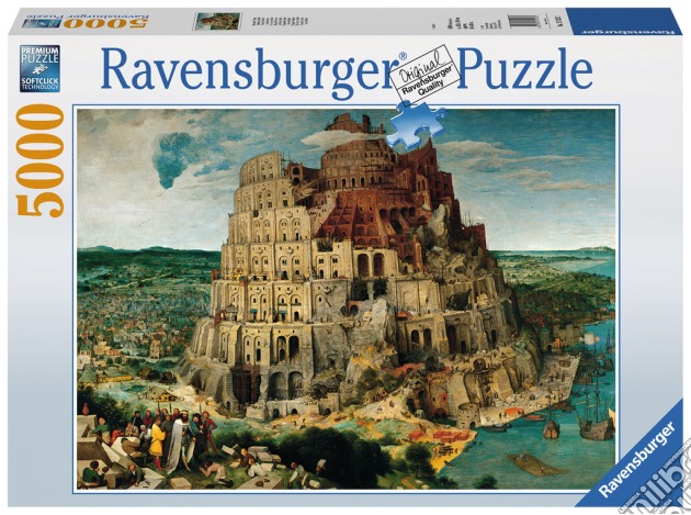 Ravensburger 17423 - Puzzle 5000 Pz - Brueghel - La Torre Di Babele puzzle di Ravensburger