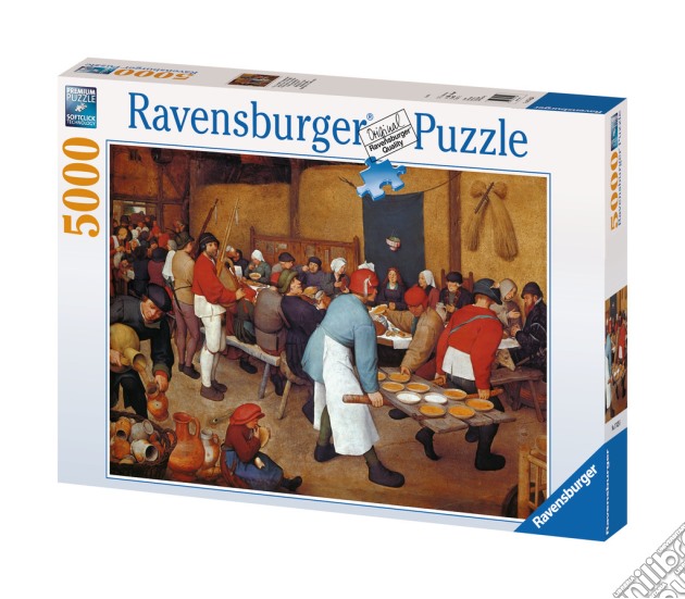 Puzzle 5000 pz - brueghel: nozze contadine puzzle di RAVENSBURGER