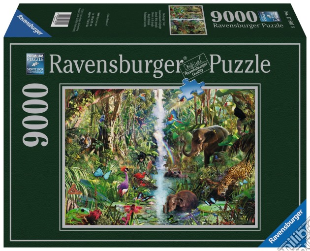 Puzzle 9000 Pz - Animali Della Giungla puzzle di Ravensburger