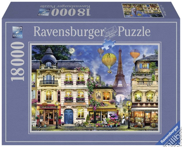 Ravensburger 17829 - Puzzle 18000 Pz - Passegiata Notturna A Parigi puzzle di Ravensburger