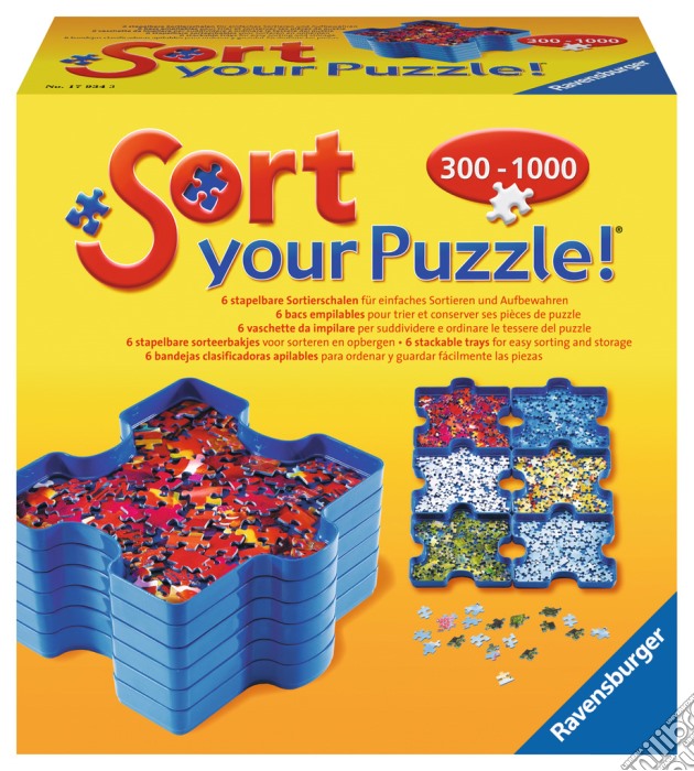 Ravensburger 17934 - Sort Your Puzzle - Set Da 6 Vaschette Componibili puzzle di Ravensburger