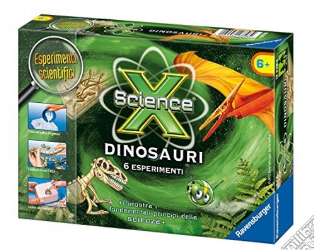 Ravensburger 18041 - Science X - Esperimenti Scientifici - Micro - Dinosauri gioco