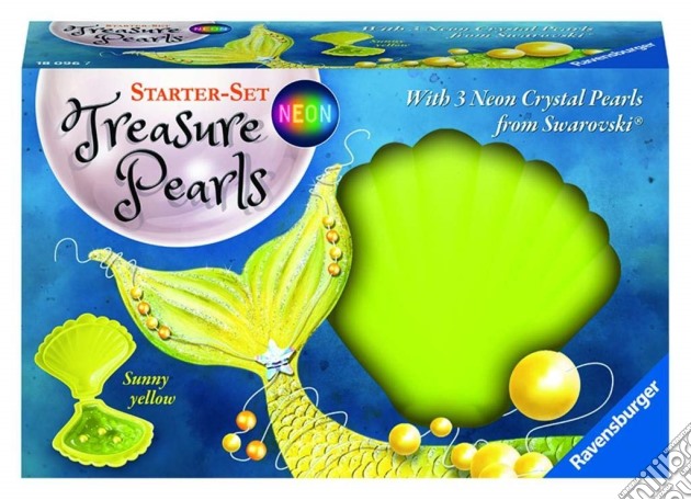 Ravensburger 18096 7 - Treasure Pearls - Neon Starter Set Giallo gioco