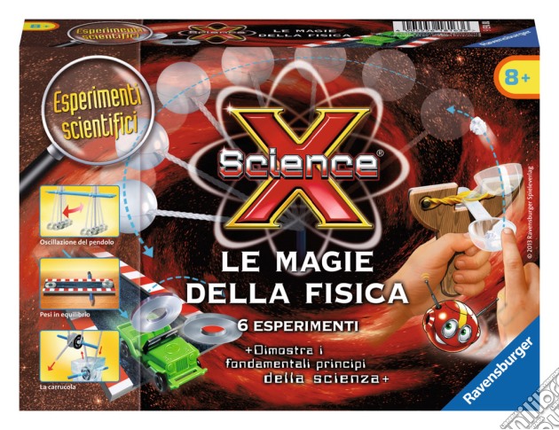 Ravensburger 18163 - Science X - Esperimenti Scientifici - Mini - Le Magie Della Fisica gioco di Ravensburger