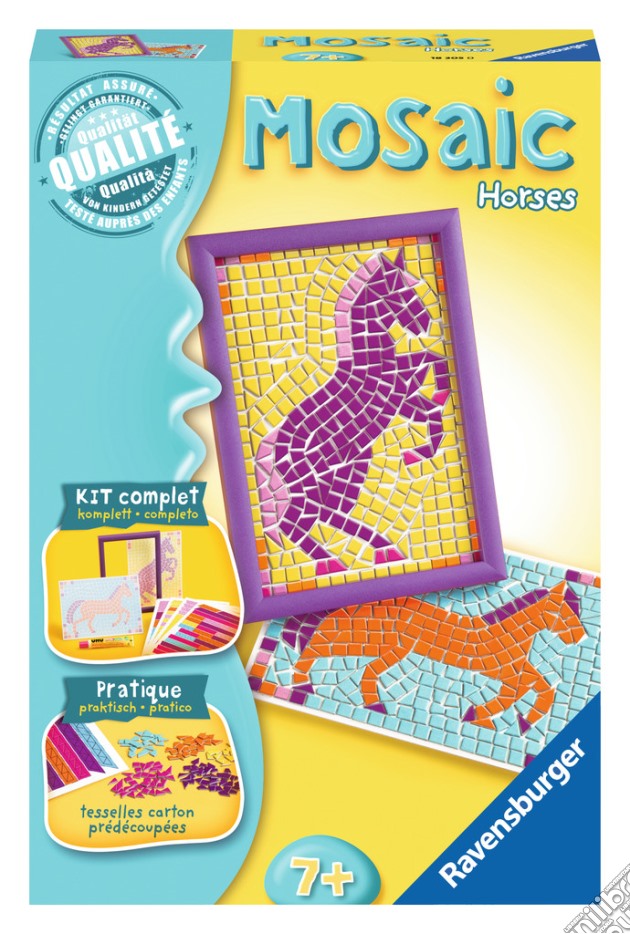 Mosaic horses (quadri) (7+ anni) gioco di RAVENSBURGER
